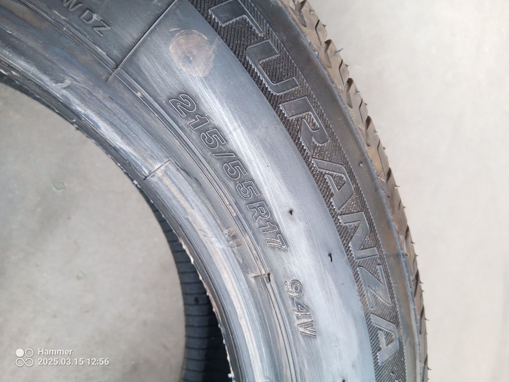 Opony letnie Bridgestone 215. 55 r18 r17 nowe