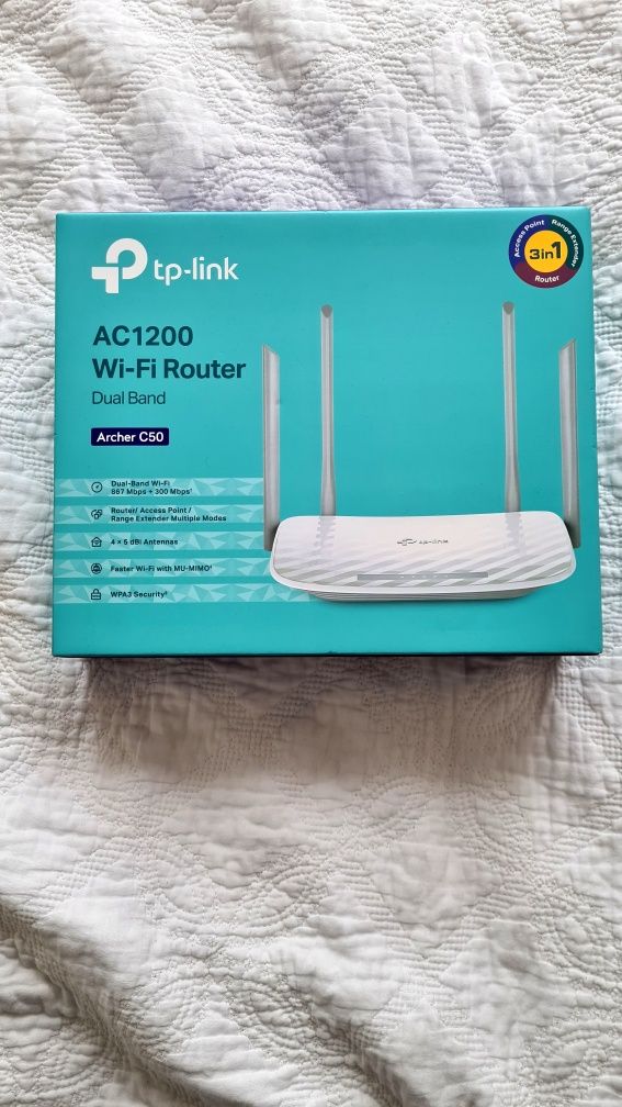 Router wifi Tp-link AC1200 Archer C50 nowy