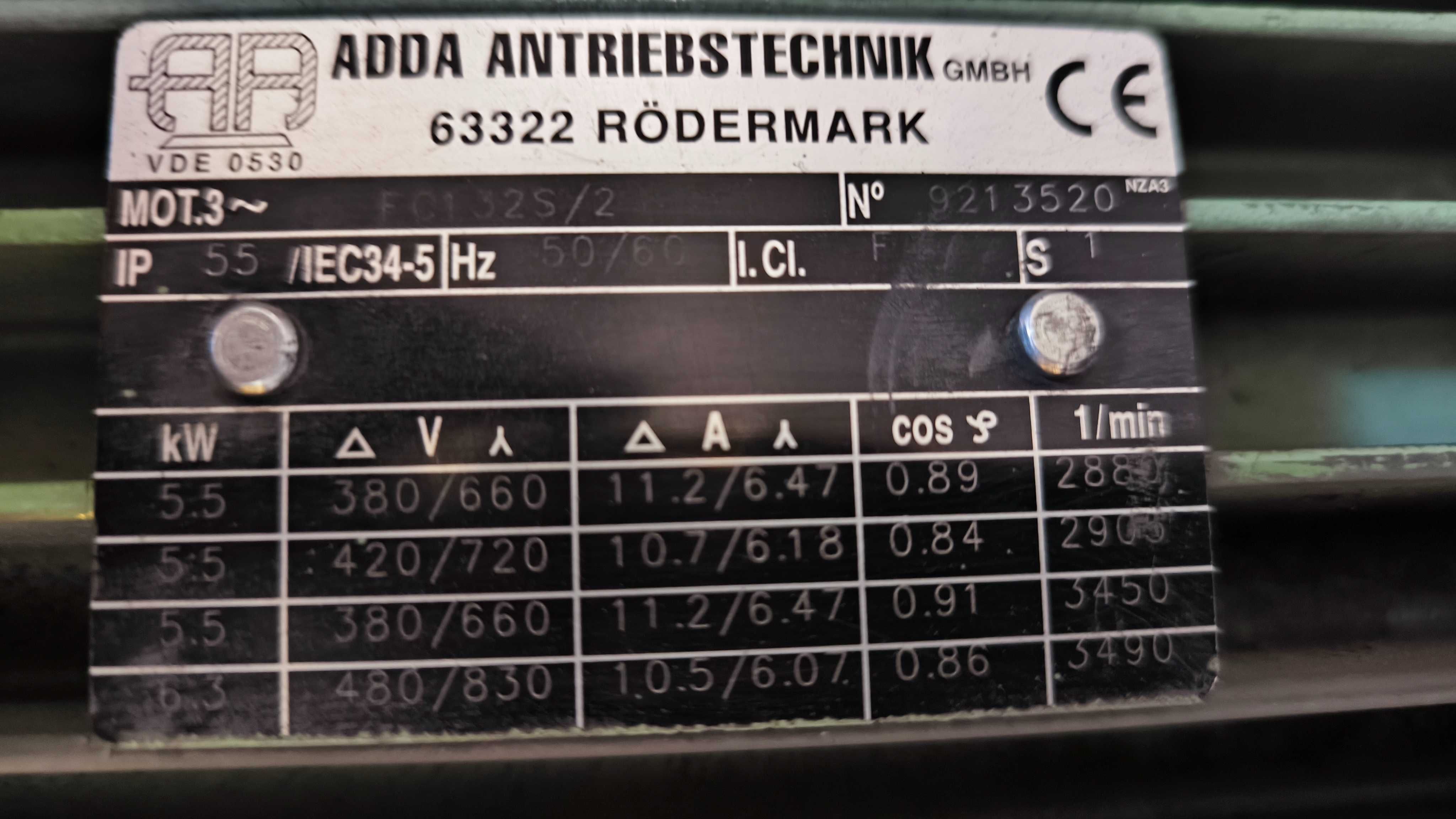 Silnik elektryczny 5 kW używany, sprawny