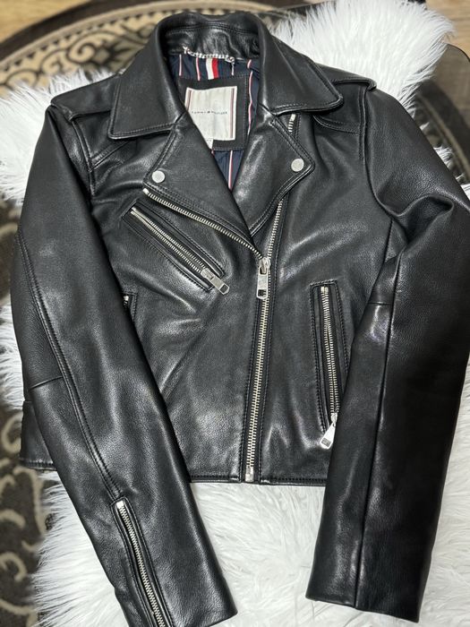 Продам шкіряну куртку (косуху) Tommy Hilfiger
