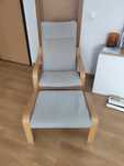 Poltrona + repousa pés IKEA