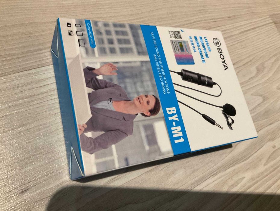 pojemnościowy mikrofon krawatowy BOYA BY-M1