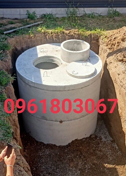 септик каналізація під ключ. заведення води в будинок .утановка насоса