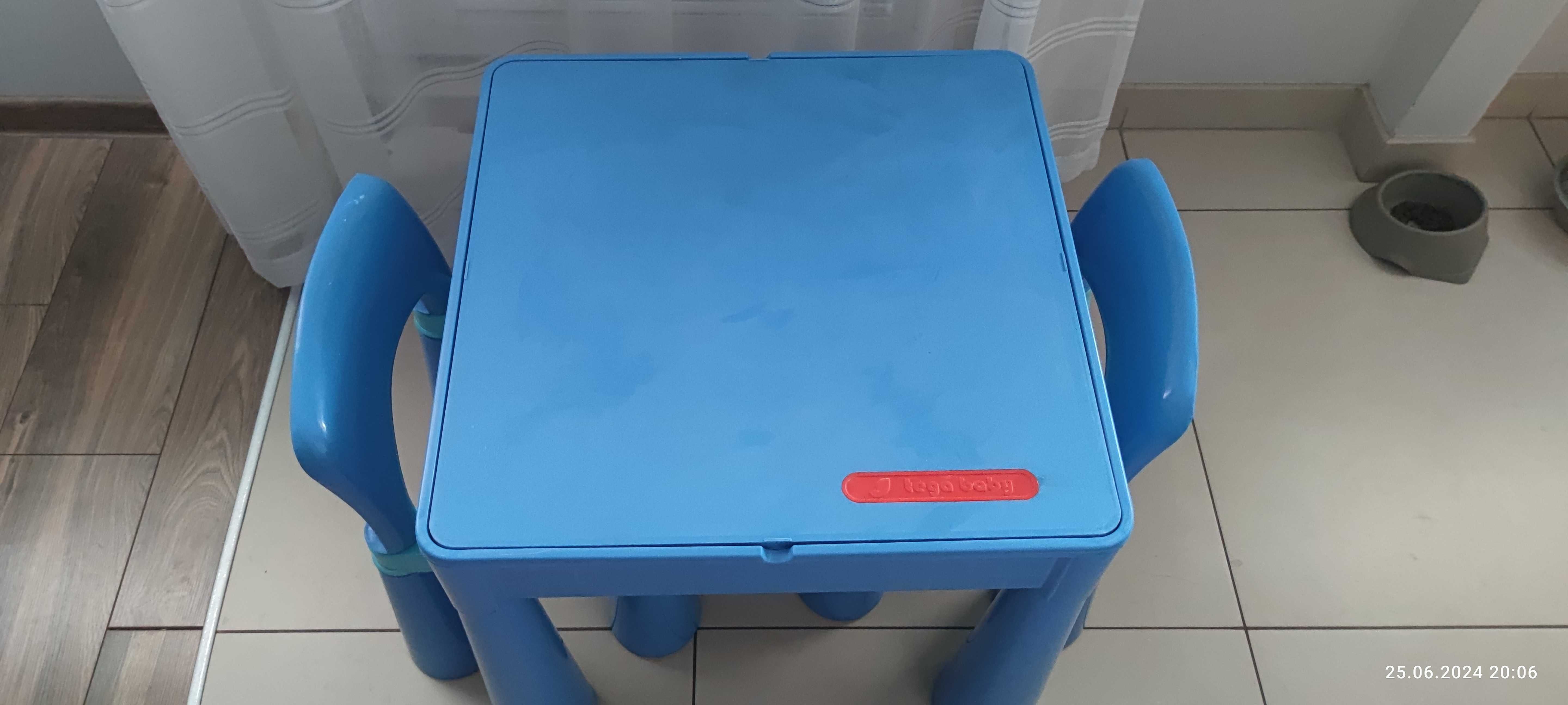 Tega baby zestaw stolik i dwa krzesełka