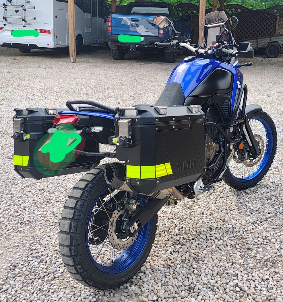 Oryginalne KUFRY, SKRZYNIE,  SAKWY, YAMAHA TENERE 700 + stelaż