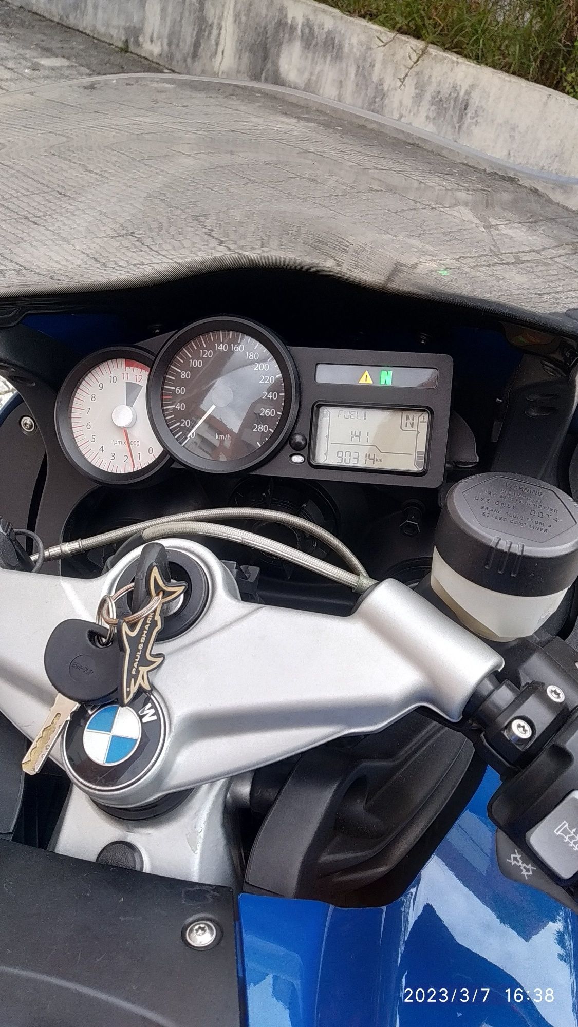 BMW k1200s sport turing