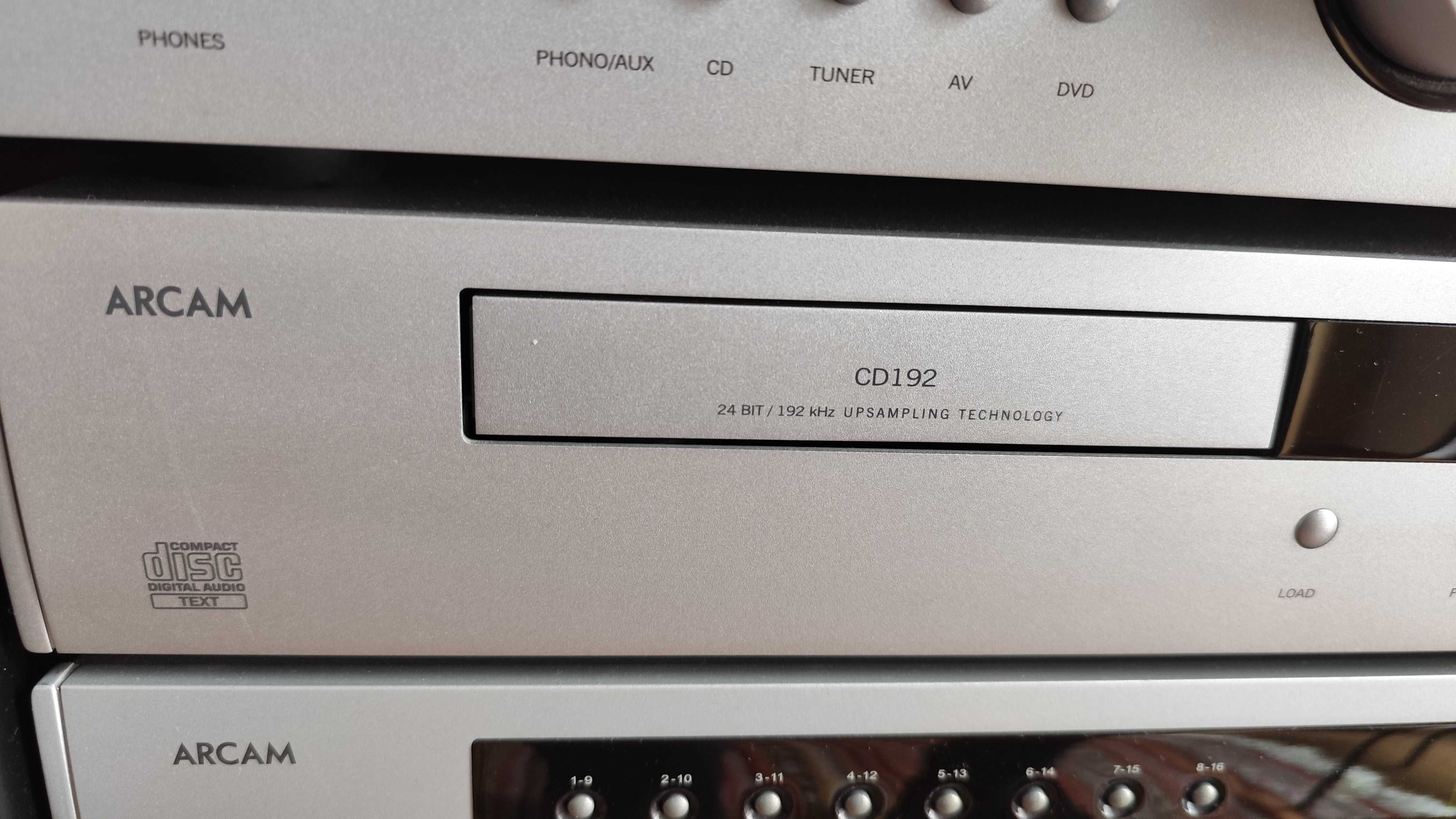 zestaw stereo Arcam odtwarzacz CD 192, Wzmacniacz, A85,Tuner T51, top!