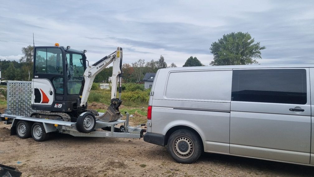 Wynajem minikoparki Gmina Rewal i okolice 130zł/h/netto