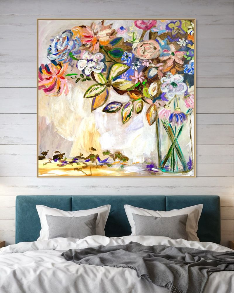 Abstrakcja obraz  110x110 cm