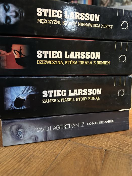 Stieg Larsson, seria Millenium, zestaw 4 ksiazek