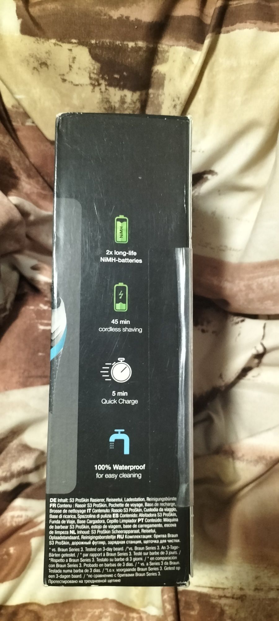 Golarka Braun z trymerem series 3 proskin klose shave smooth skin,mode