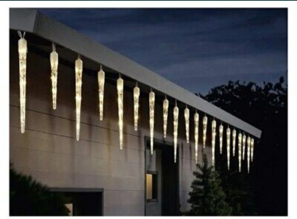 Гірлянда у вигляді бурульок 128 діодів