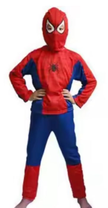 Czerwony spiderman na bal karnawałowy 120-130