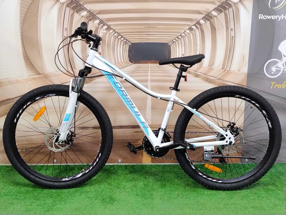 Dziewczęcy Rower górski MTB 26" rama 15" 145-165cm SHIMANO 2xTARCZE