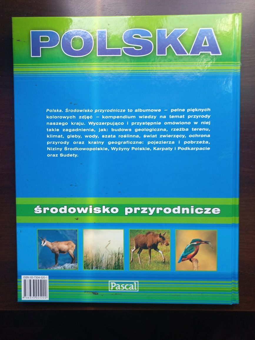 Polska środowisko naturalne Kompendium wiedzy geografia album książka