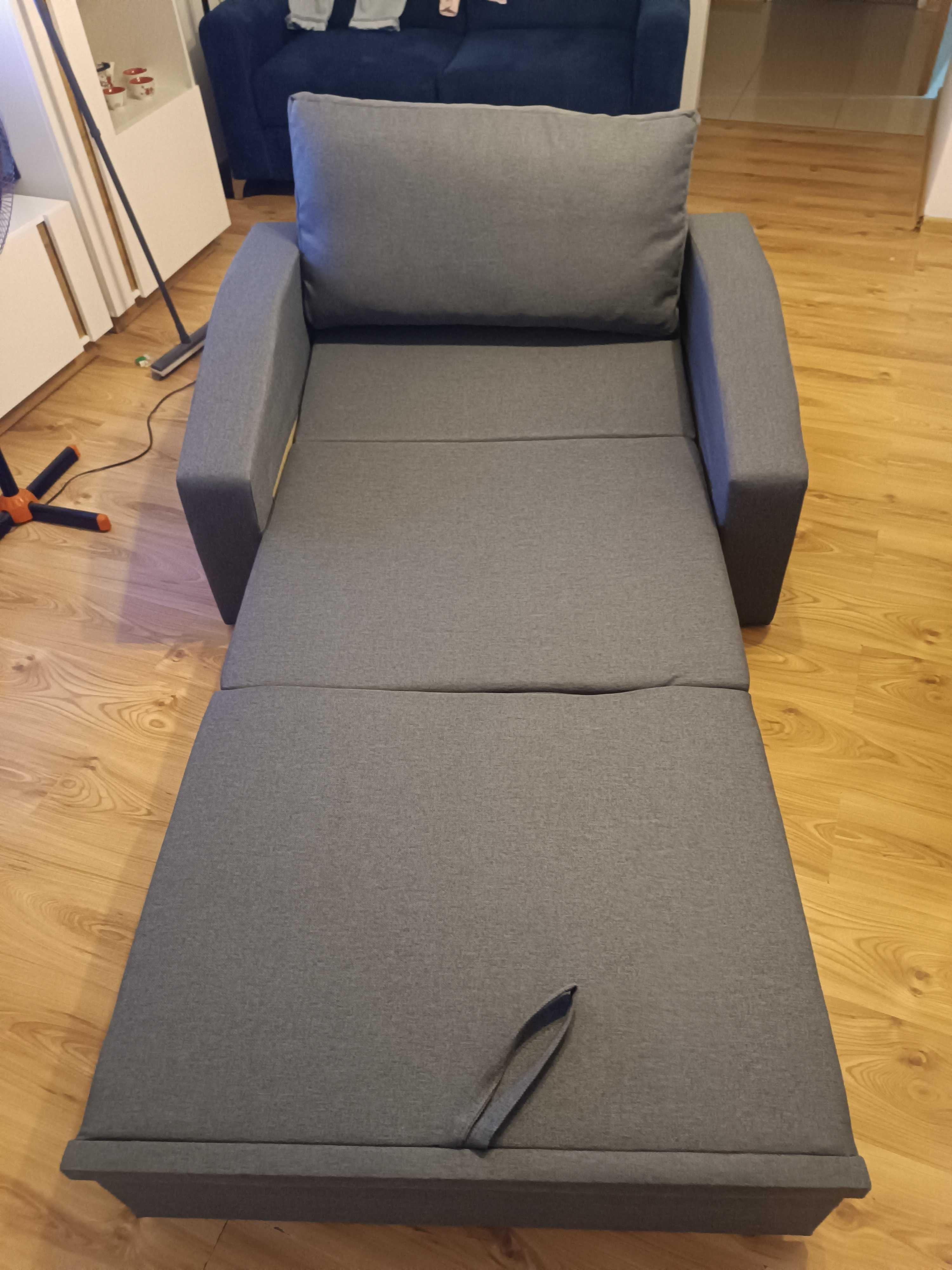 Fotel jednoosobowy rozkladany