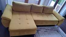 Sofa , narożnik z funkcją spania i pojemnik na pościel 285 x 155 cm