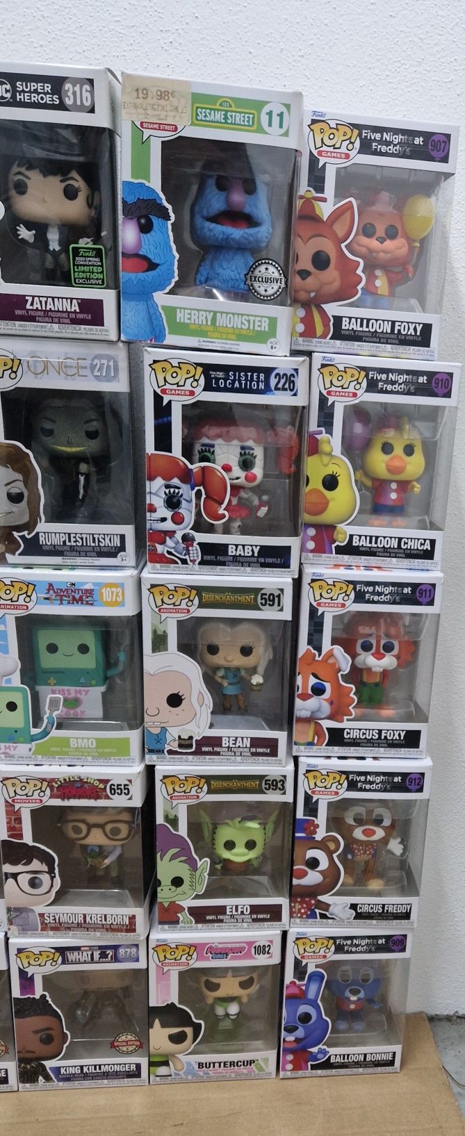 Funko Pop Animation Disney Raros Colecção