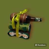 Czołg z piwa DIY , prezent urodziny