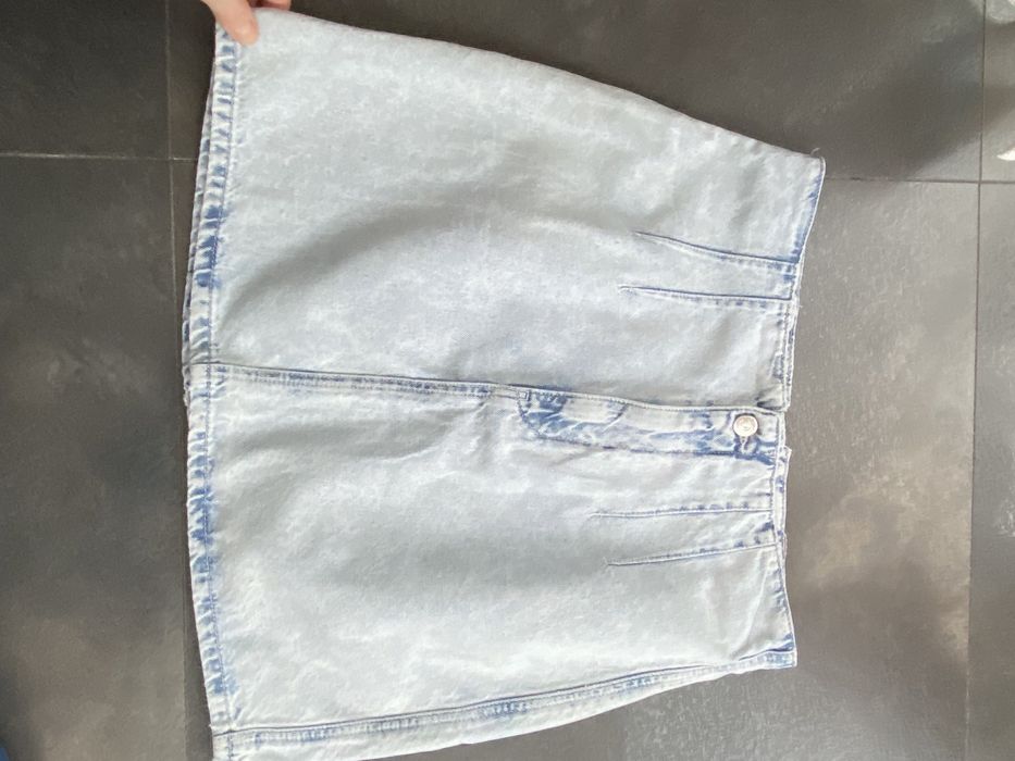 Spódnica Zara r.L stan - jak nowa rozjaśniany jeans