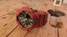 Zegarek G-Shock GA-100B-4AER czerwony bdb po wymianie paska