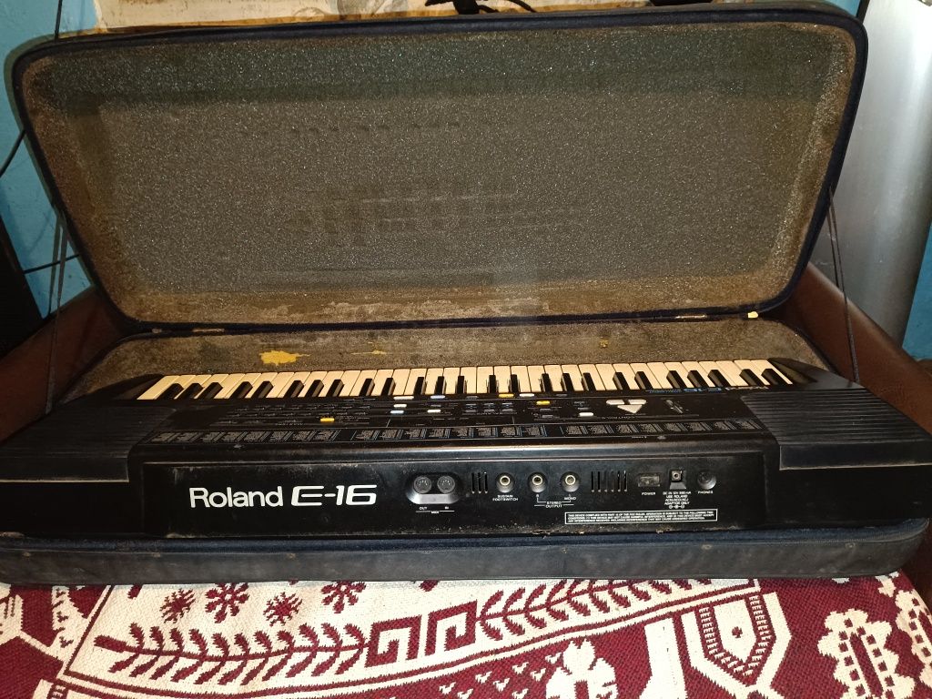 Keyboard Roland e16 + case