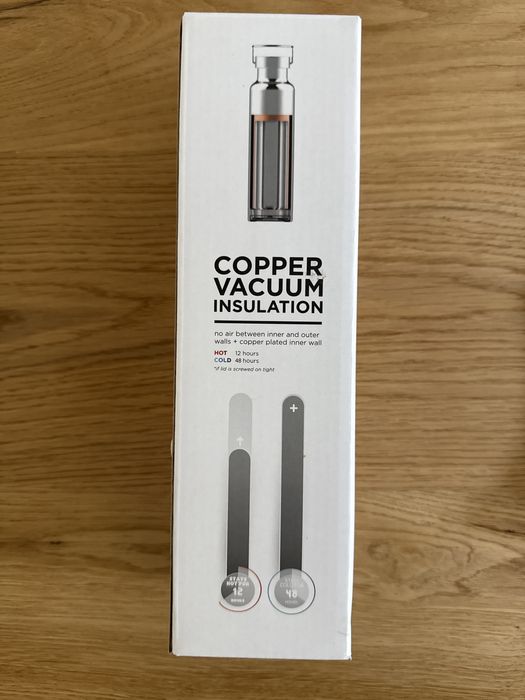 Miedziany izolowany próżniowo bidon Google Partners