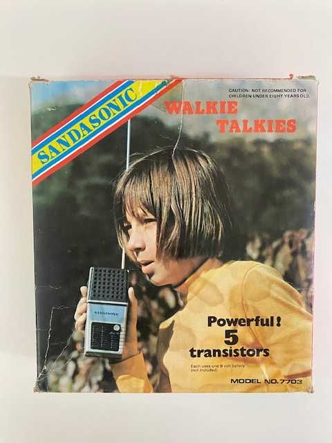 Walkie Talkies Sandasonic - Vintage/Retro -  a funcionar