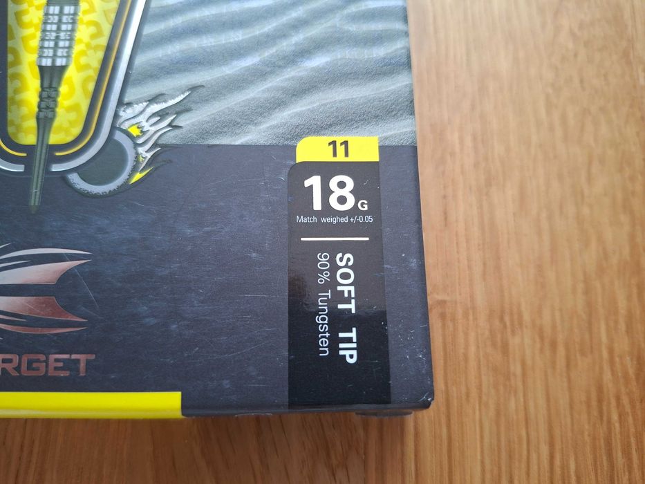Rzutki lotki dart Target Bolide 11 Soft Tip 90% tungsten 18g 3szt