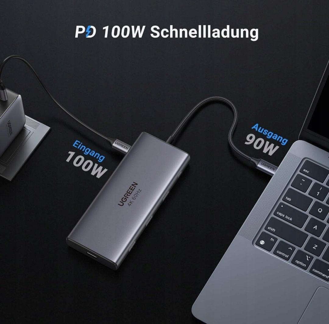Ugreen CM639 9 in1Stacja dokująca USB-C