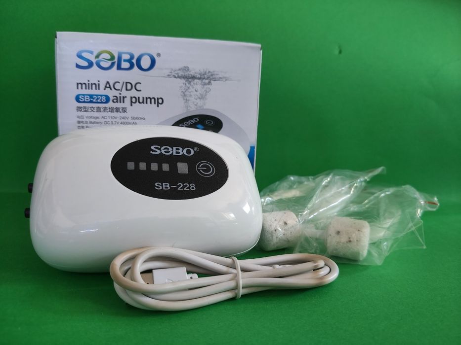 Bombas de ar bateria aquário