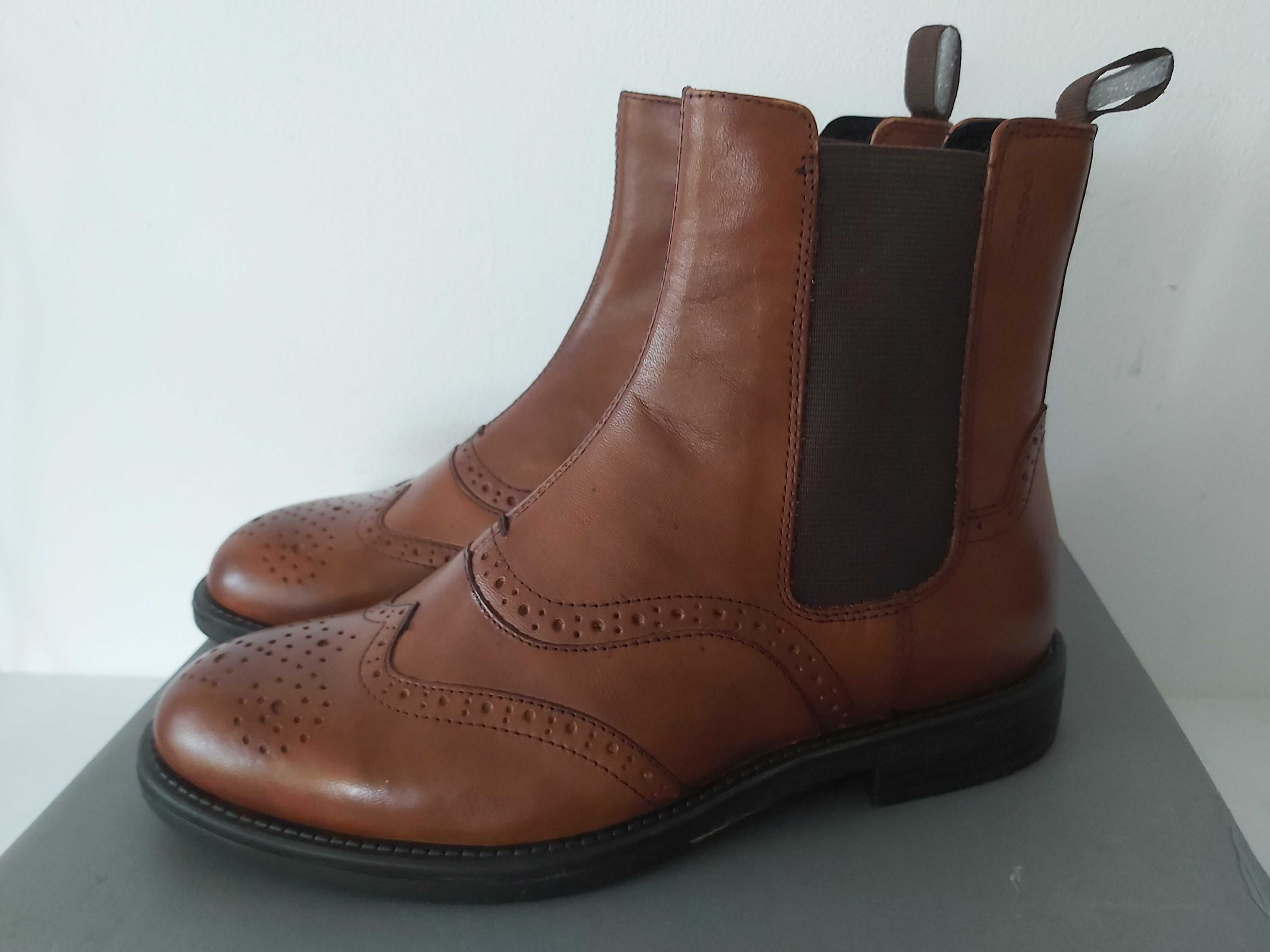 Buty sztyblety VAGABOND botki koniakowe 36