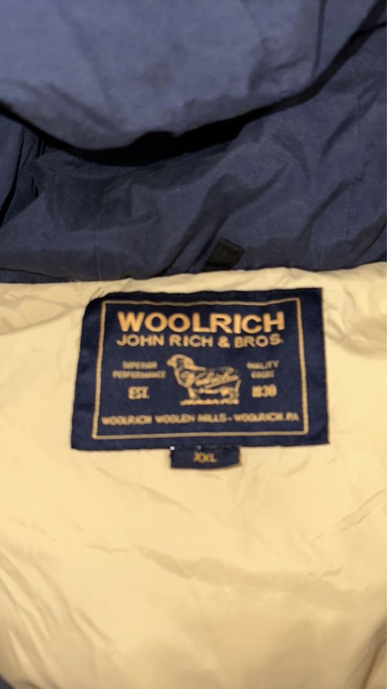 Пуховик мужской Woolrich парка куртка