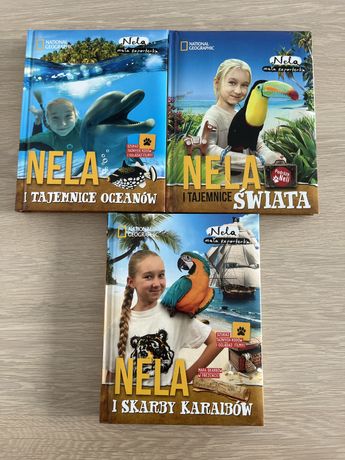 Zestaw 3 książek „ Nela mała reporterka”