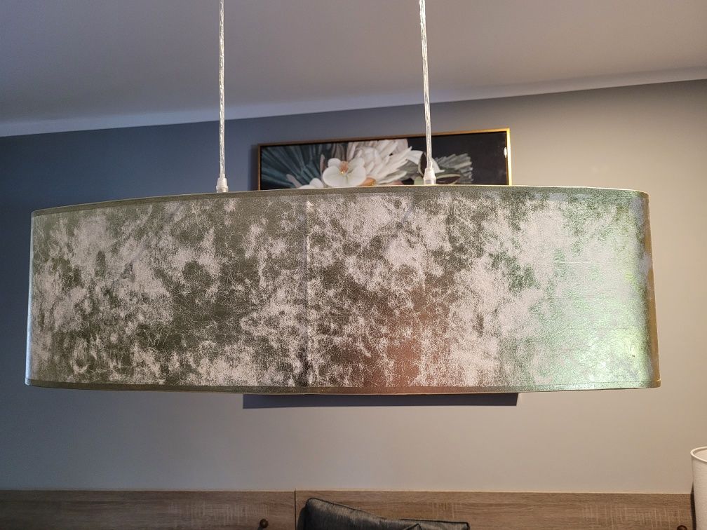 Lampa sufitowa wisząca złota   ,oświetlenie