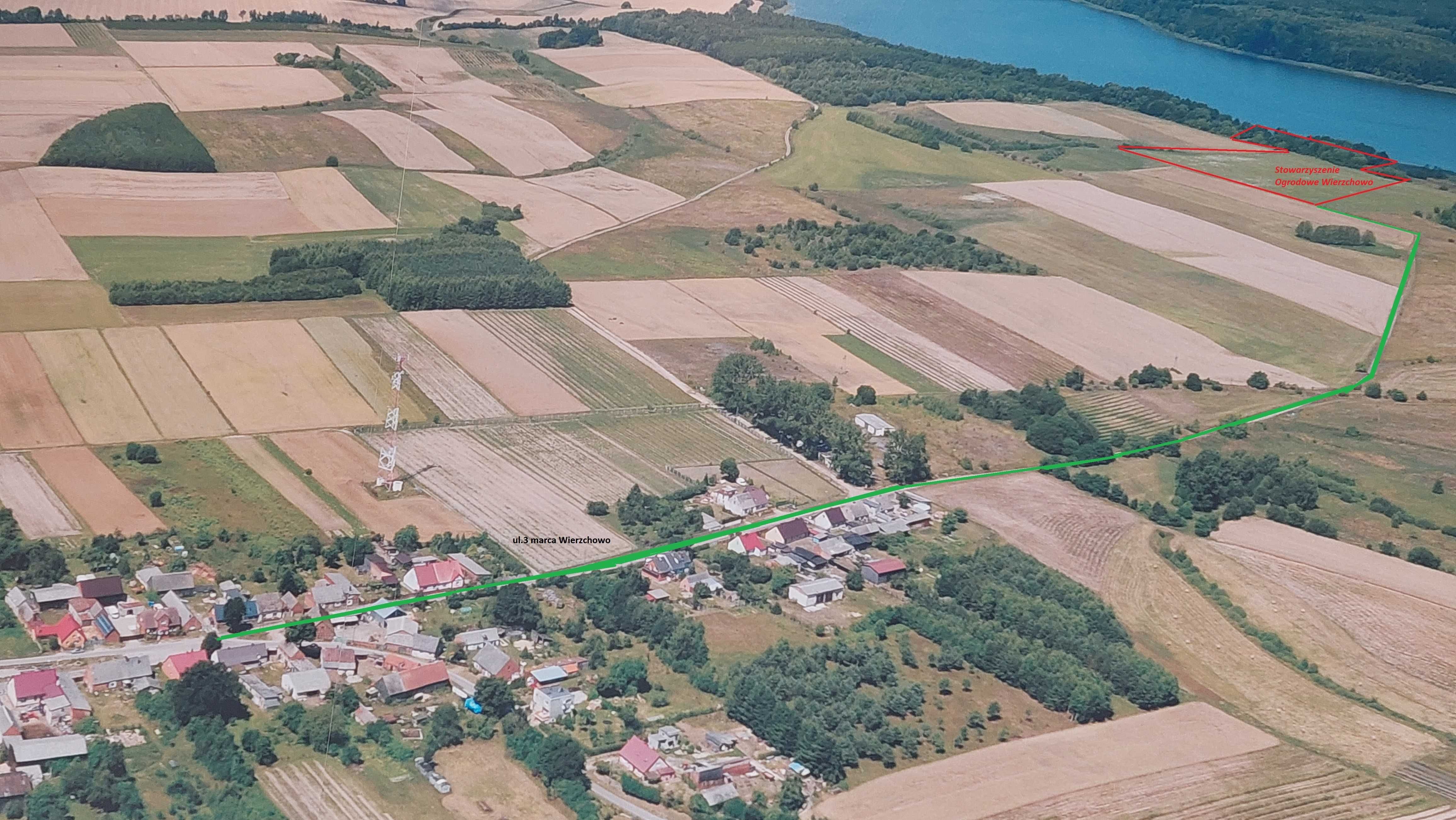 piękna działka nad jeziorem na poj.Drawskim