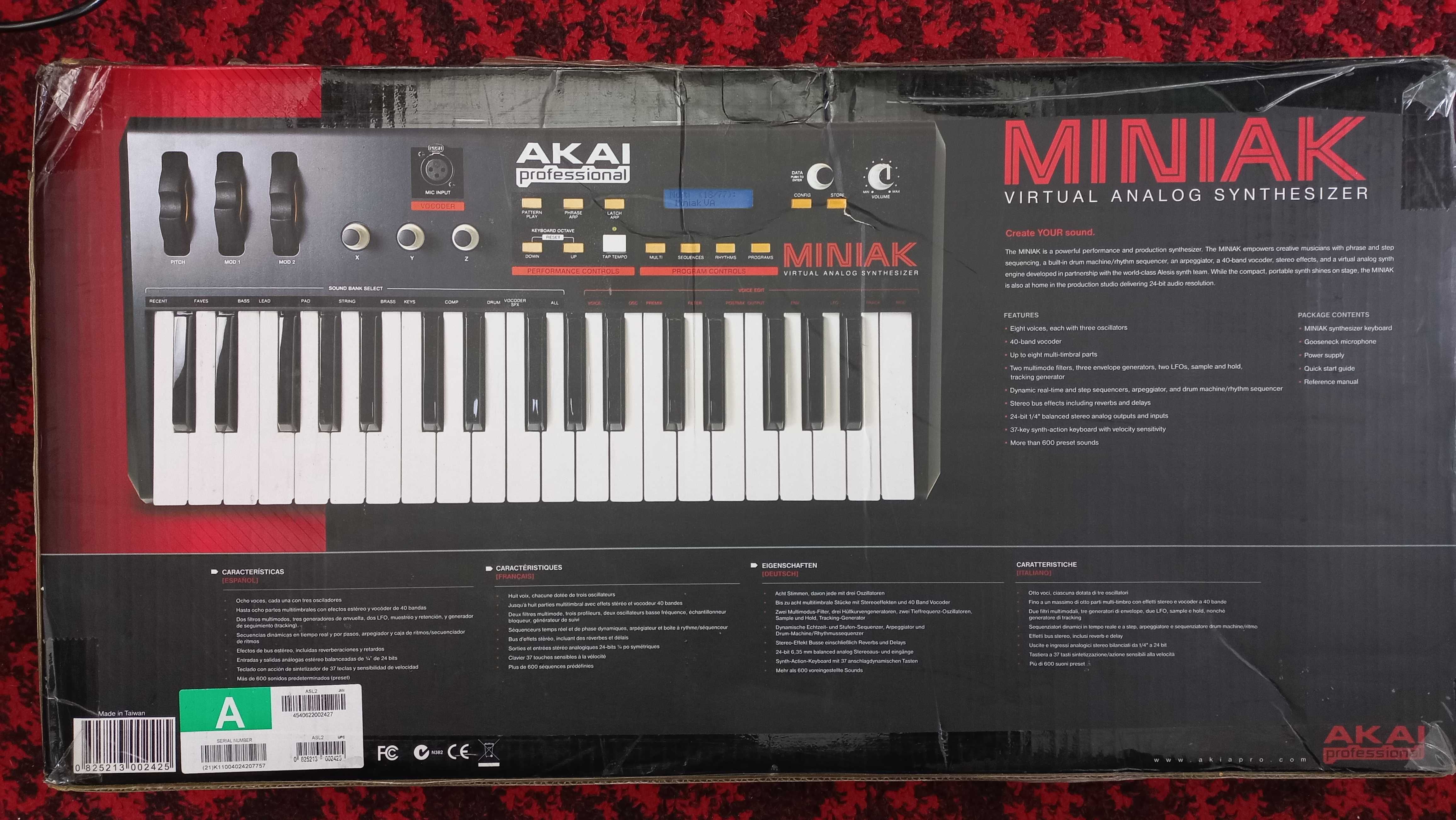 Синтезатор Akai Miniak Professional (Virtual Analog Synthesizer)