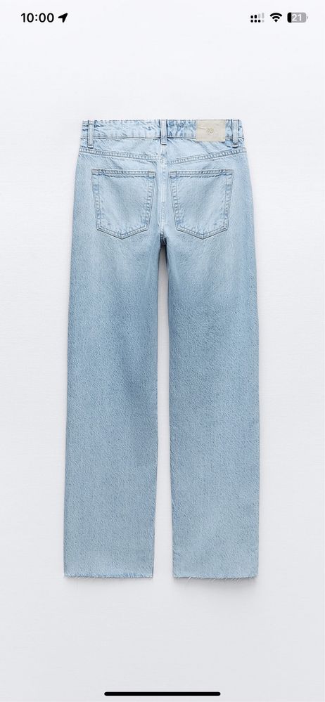 Джинси Zara прямі, Зара джинсы теперішня колекція