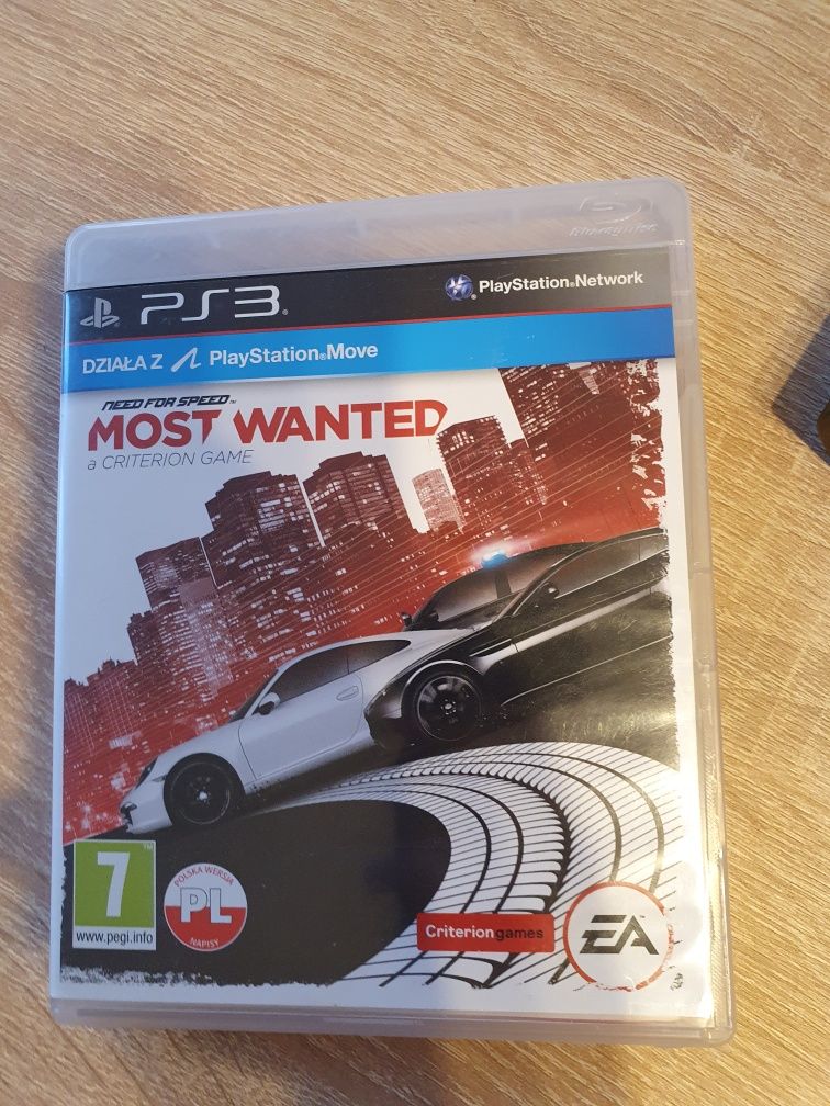 Kierowca PlayStation 3 Move, pad PS Move, kamerka, NFS Most Wanted