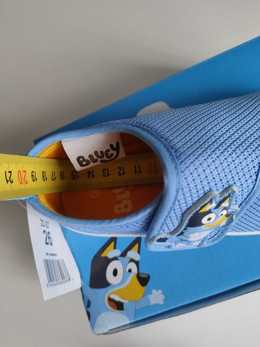 Nowe kapcie ciapki do przedszkola bluey to.26