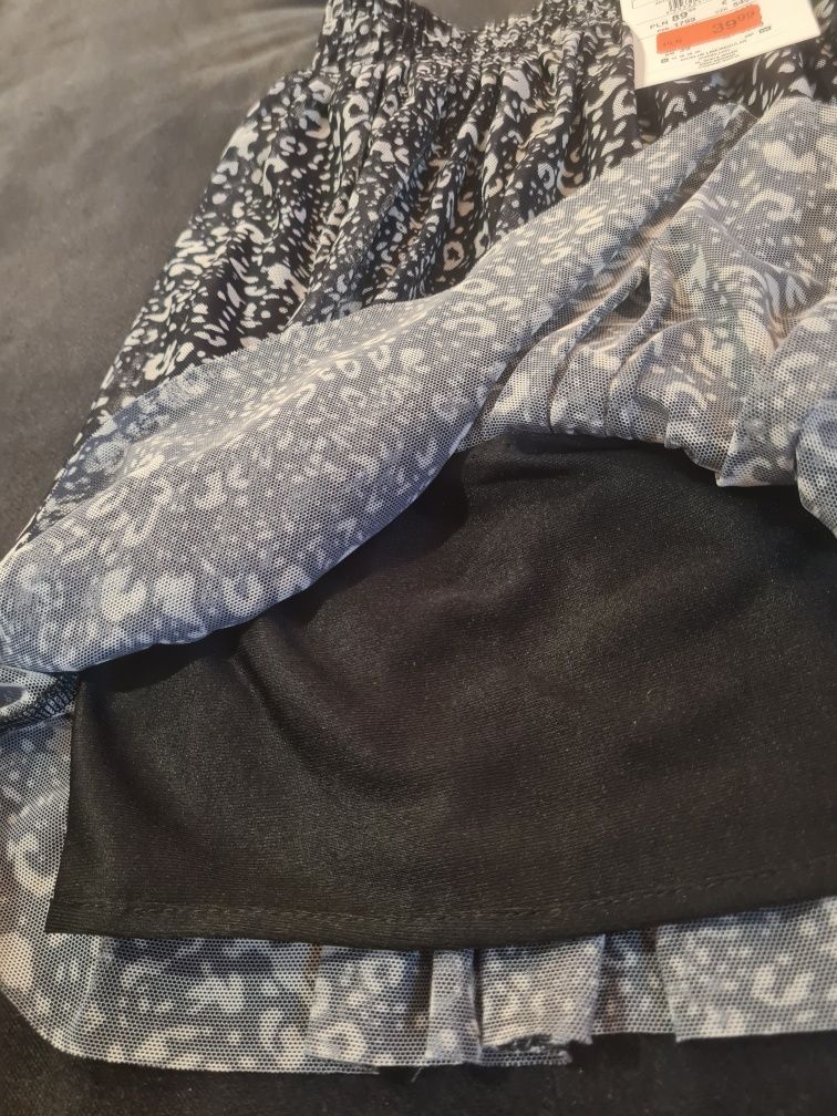 Spódnica mini z falbankami