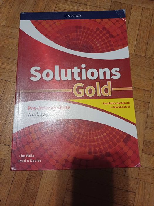 Zeszyt ćwiczeń do języka angielskiego "Solutions Gold" poziom A2-B1