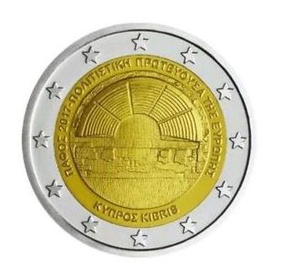 Holanda e Chipre moedas comemorativas de 2 euros ou 2,00 UNC