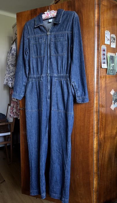 Kombinezon jeansowy denimowy H&M M 38