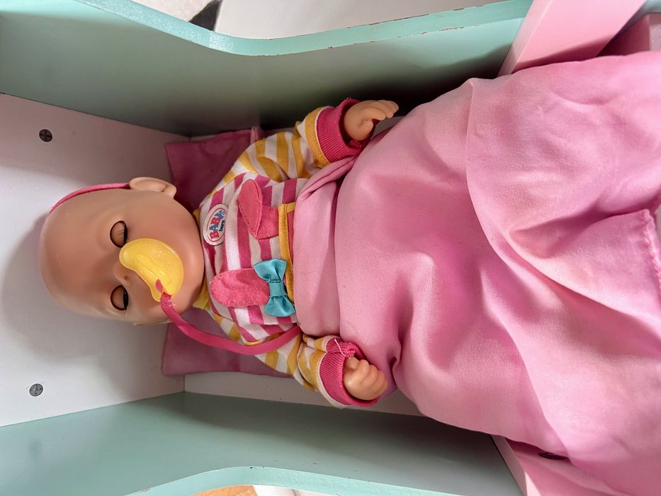 Lalka Baby Born 38 cm , z wózkiem i akcesoriami