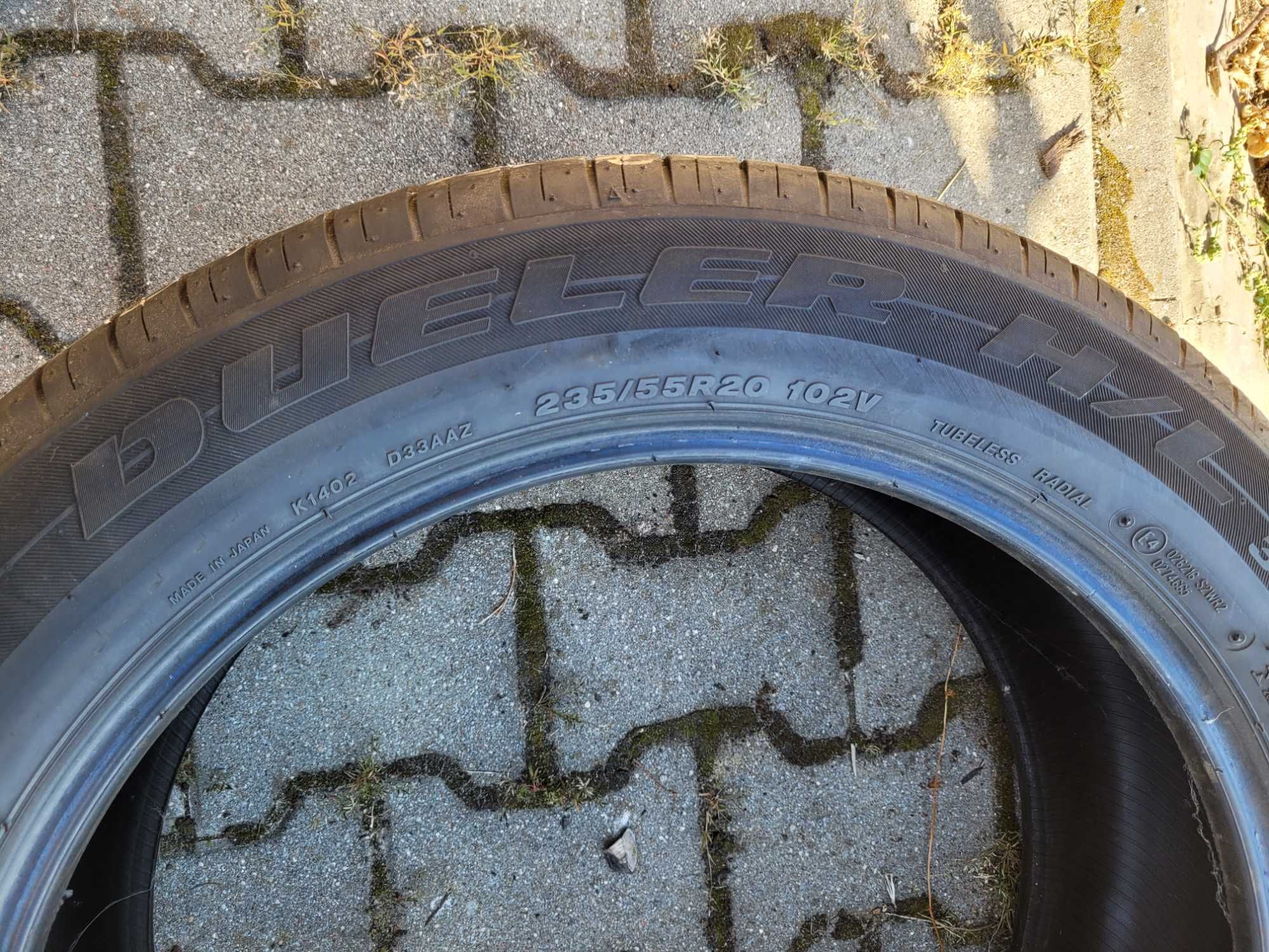 Opony Bridgestone Dueler H/L 33a 235/55R20 2szt.Lato