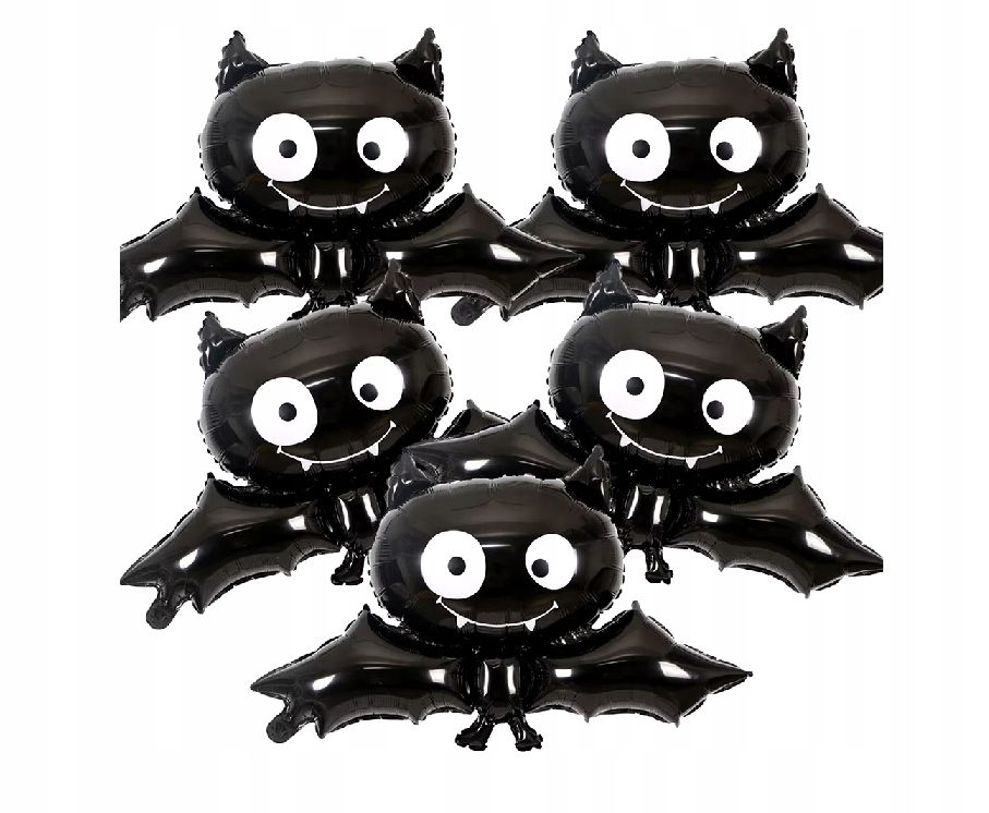Balon Nietoperz Wampir Halloween Zestaw 5 Sztuk