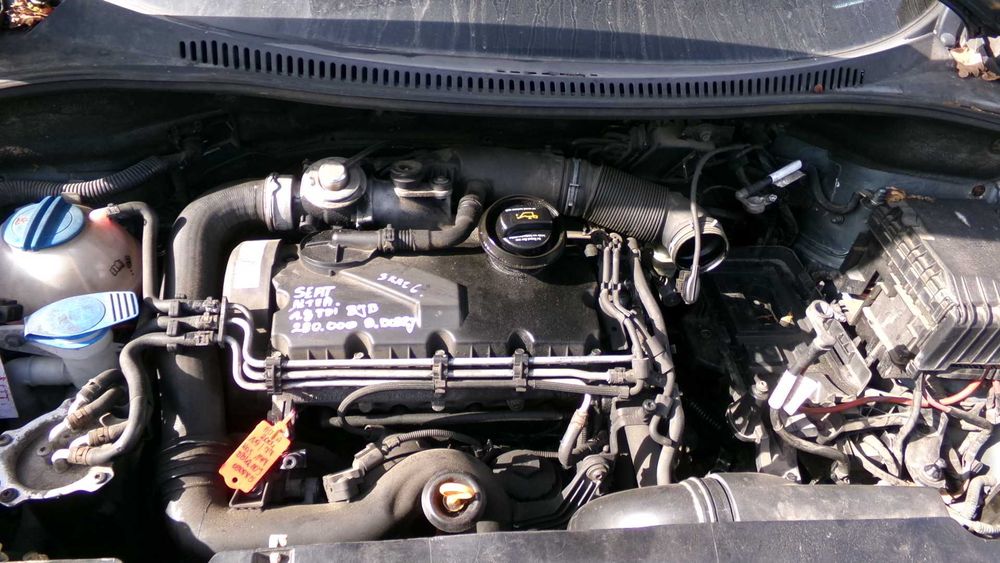Paz55 Silnik kompletny BJB seat altea 1.9tdi wysyłka gwarancja