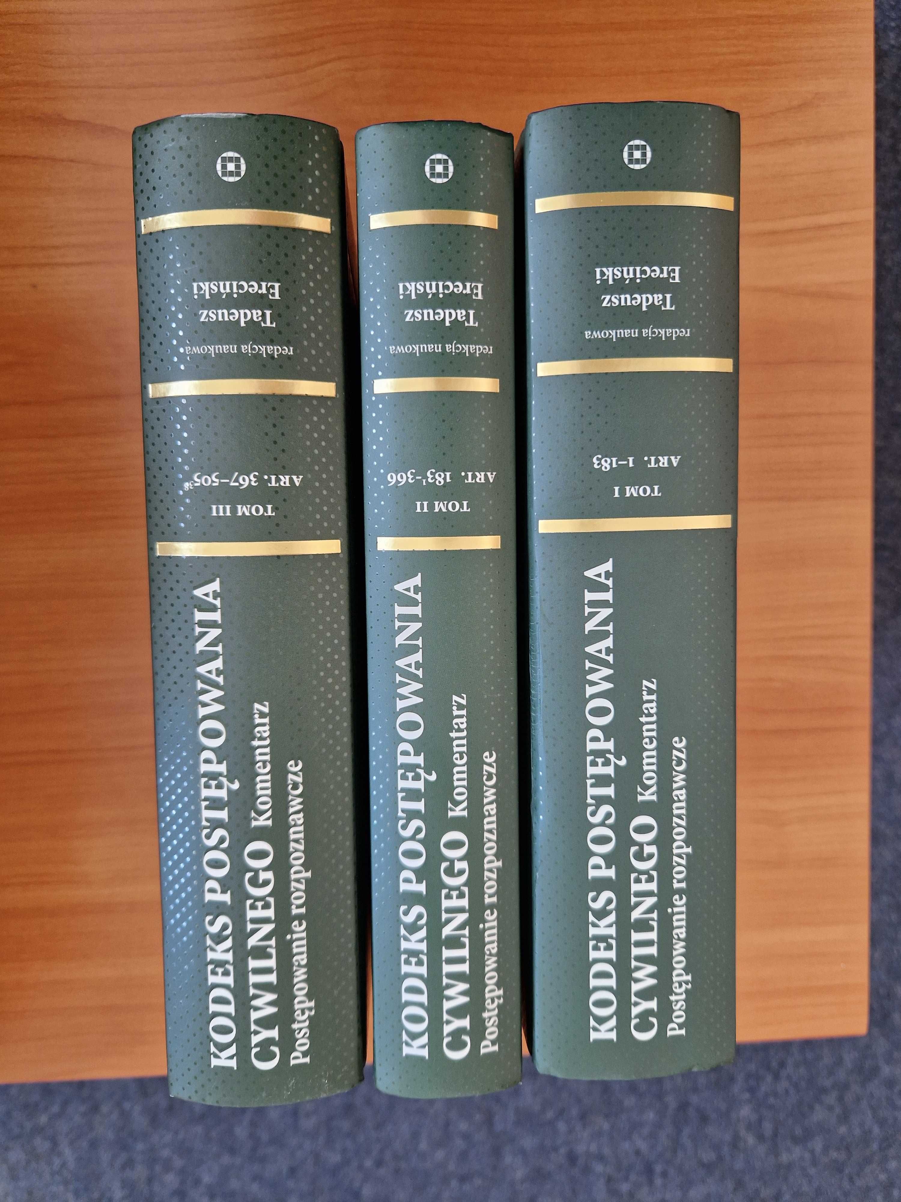 Kodeks postępowania cywilnego Komentarz tomy 1-3 nowe