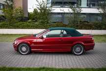BMW Seria 3 BMW E46 330Ci Cabrio – Japonia, Sienarot 2, zielony dach – UNIKAT!